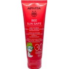 APIVITA Bee Sun Safe Baby Sun Cream SPF30 Βρεφική Αντηλιακή Κρέμα Υψηλής Προστασίας με Καλέντουλα & Πρόπολη, 100ml